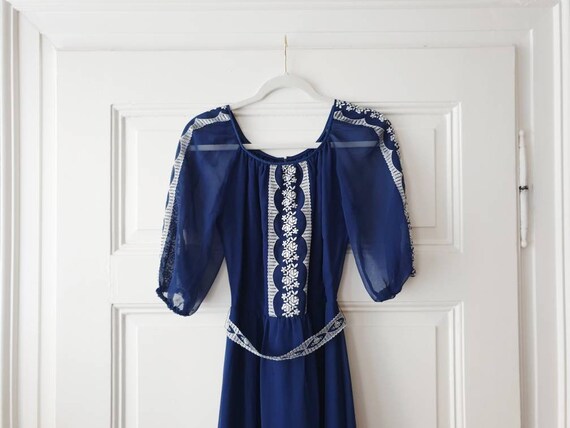 Authentic vintage maxi dress in size. S from the … - image 1