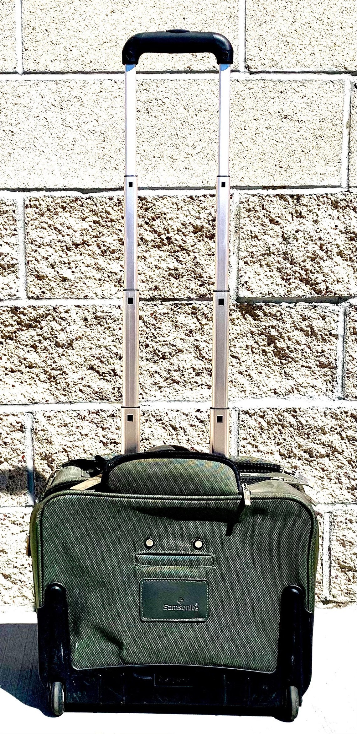 Samsonite Sage Green Wheeled MultiUse Luggage Business Etsy