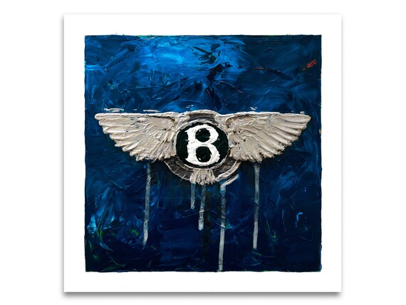 Bentley Emblem 1 / Giclee Print | Etsy