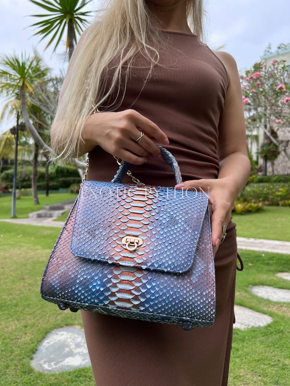 Python Bag Snakeskin Bag Snakeskin Purse Python Handbag -  Norway