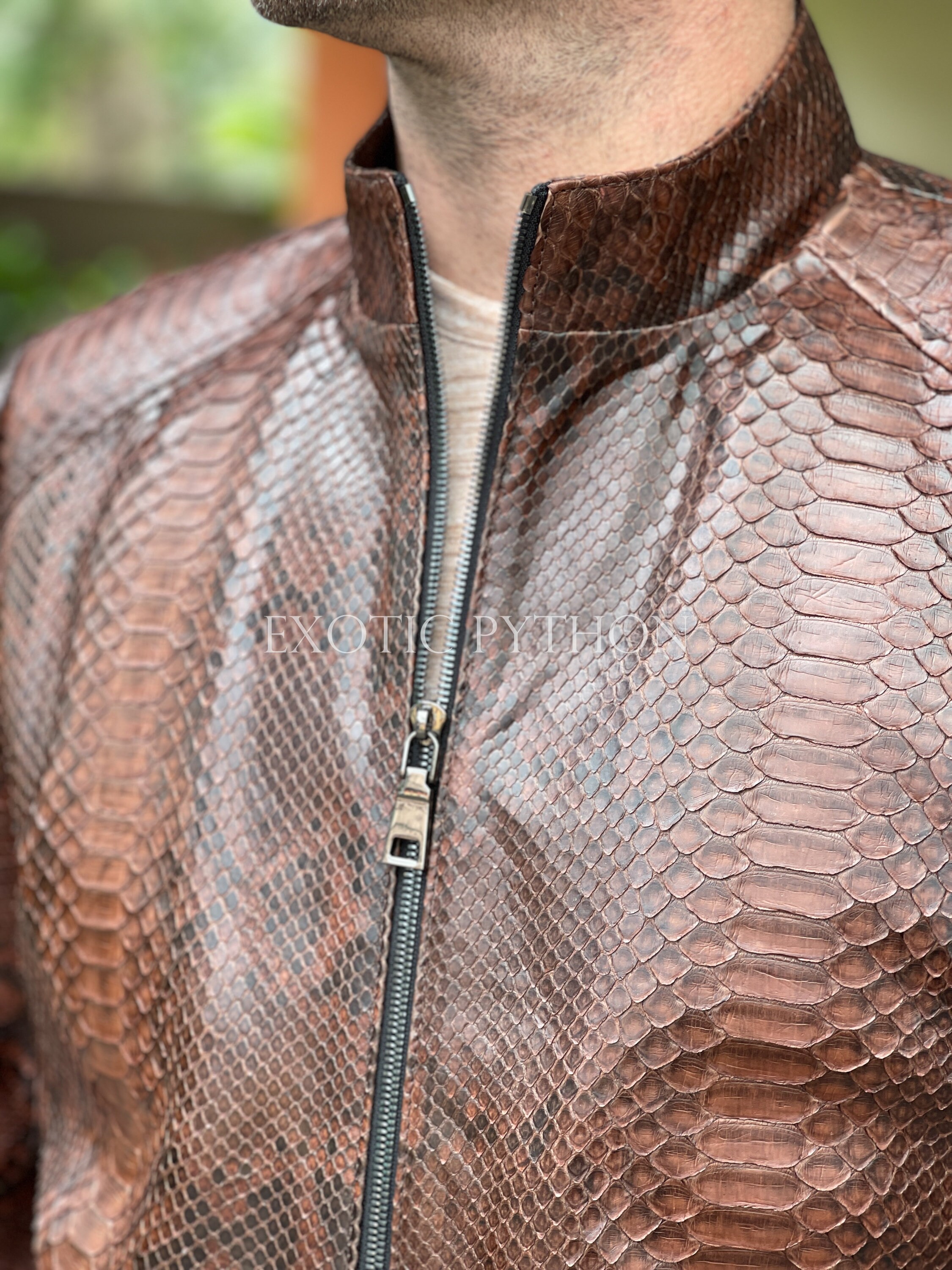 Real python jacket sale