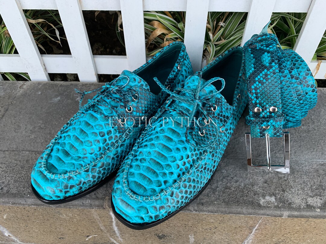mens snakeskin shoes