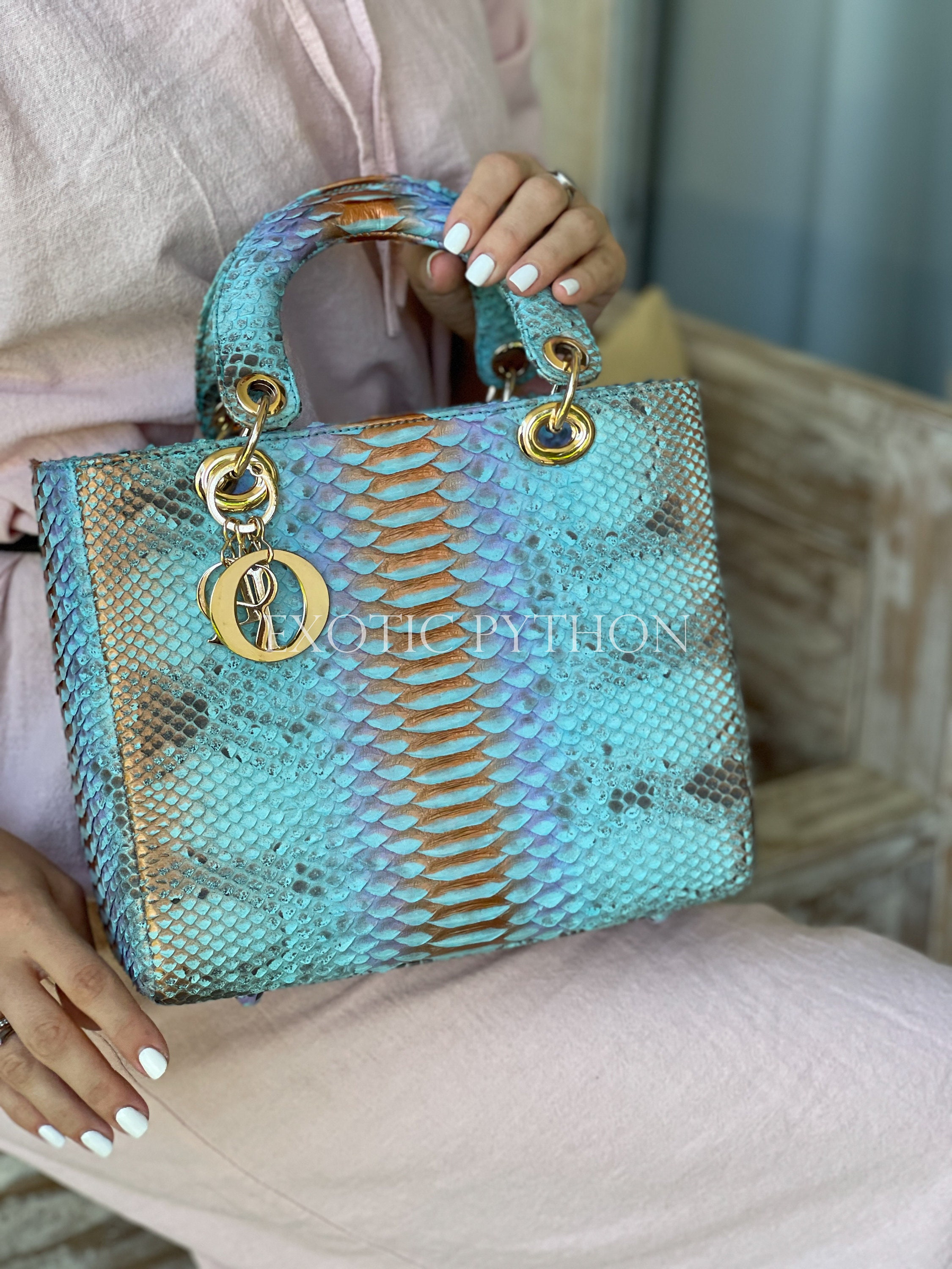 Python handbag Bally Multicolour in Python - 13362549