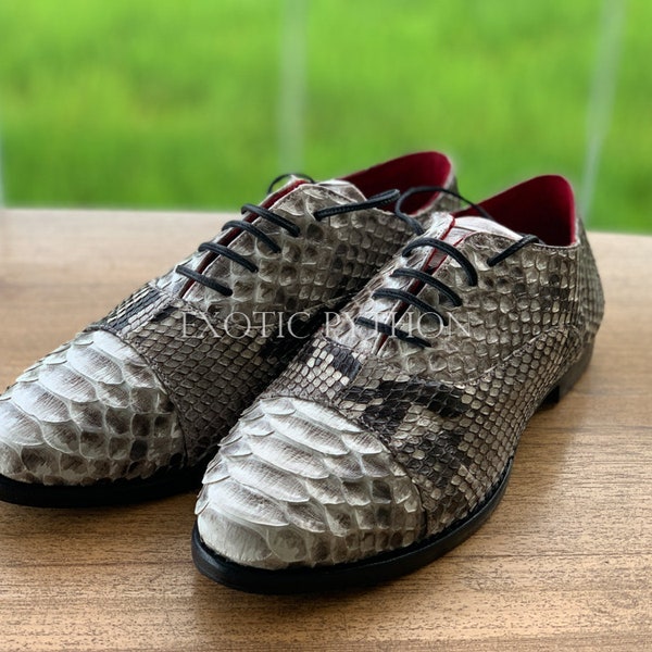 Snakeskin shoes for men