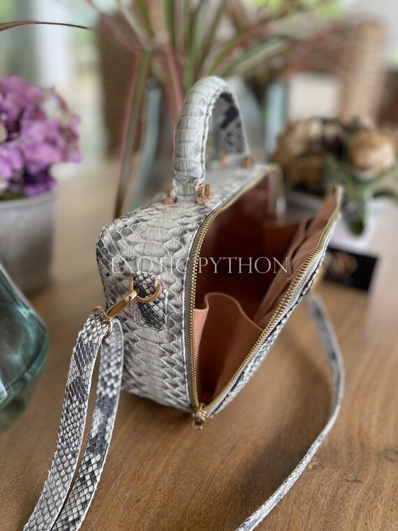 Crossbody Stone (Python strap)