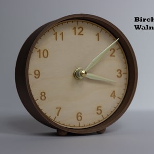 Customizable Small Wooden Clocks | Wall Wooden Clock | Mini Wooden ...