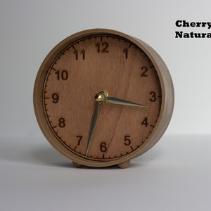 Customizable Small Wooden Clocks | Wall Wooden Clock | Mini Wooden ...