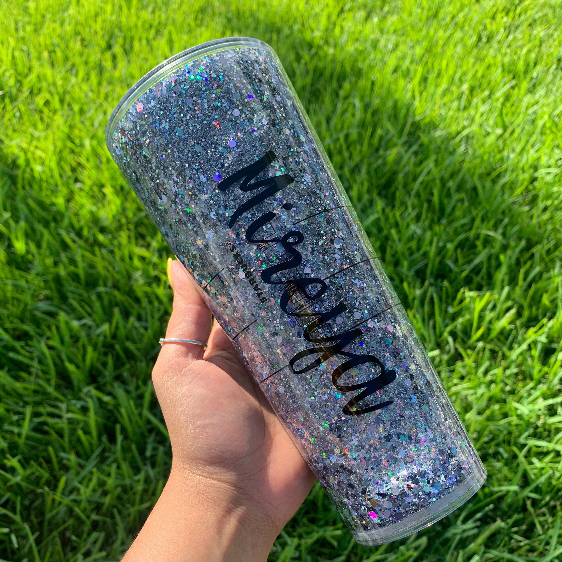 24 Oz Snow Globe Tumbler Glitter Starbucks Tumbler Gift for Etsy Canada