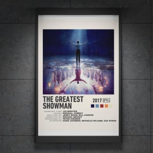 The Greatest Showman Movie Poster, Movie Wall Art, Movie TV Poster, Printable Poster, Digital Wall Art, Printable Art, Digital Movie Poster