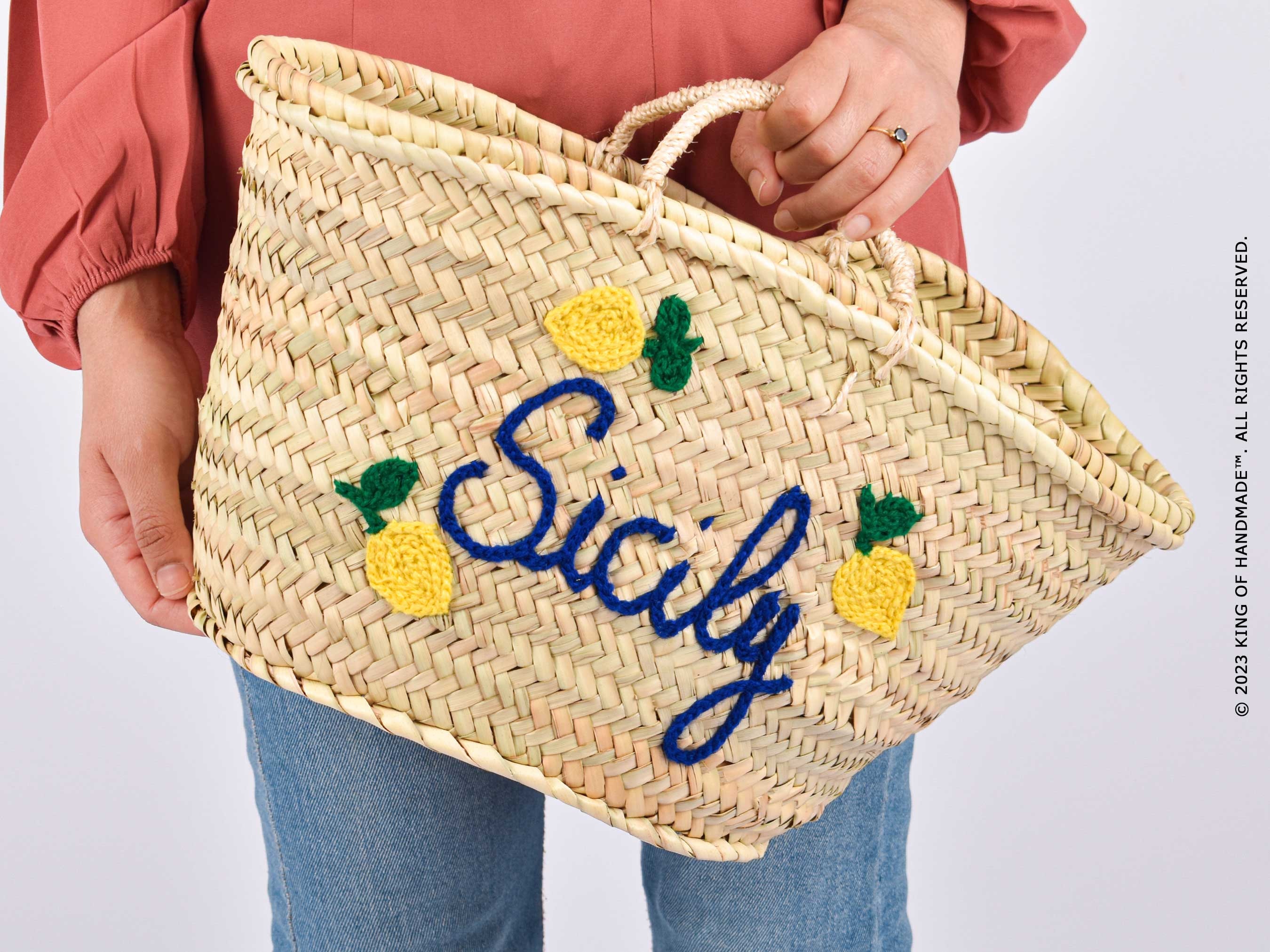 Waterproof Sicilian beach bag - Sicily Lover