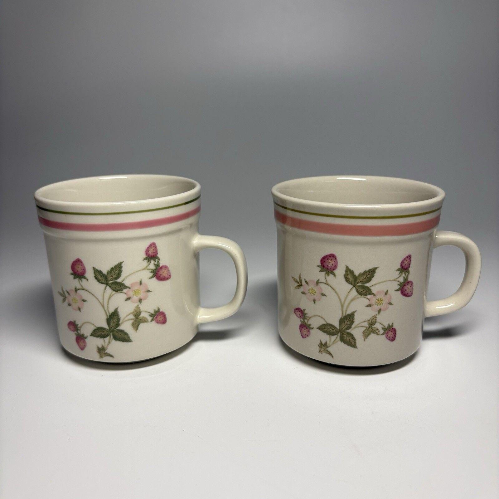 Vintage Stoneware Strawberry Patch - Etsy