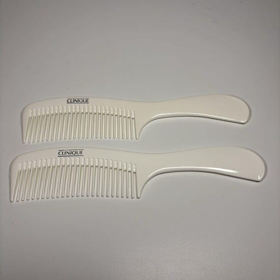 Vintage Clinique Comb w/ Handle Wide Tooth Detangling Teasing
