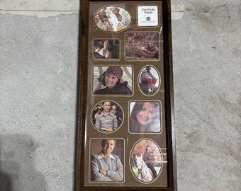 The Photo Panel by Burnes of Boston Picture Frame Collage Multiples 9 Photos MCM