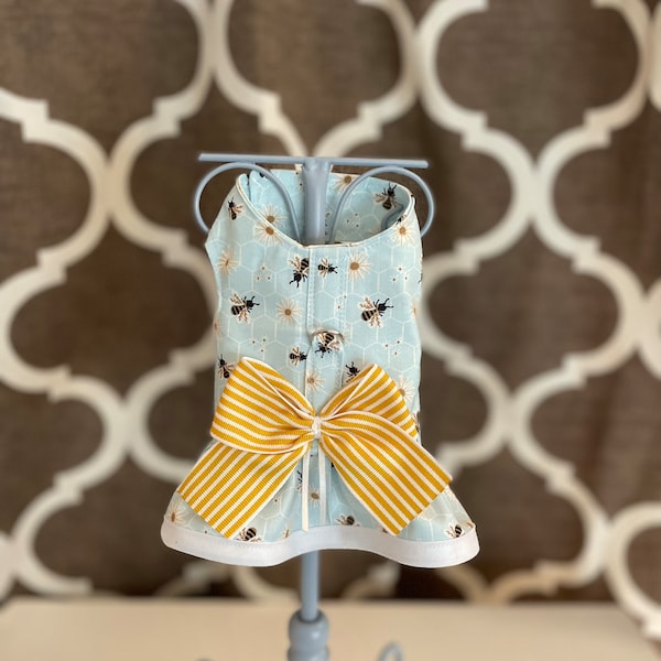 Light Blue Dog Dresses Etsy