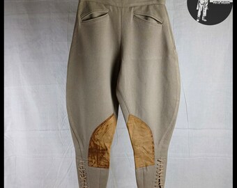 Vintage ‘50s-60s British Women Wool Harkaway Jodhpurs | Riding Pants