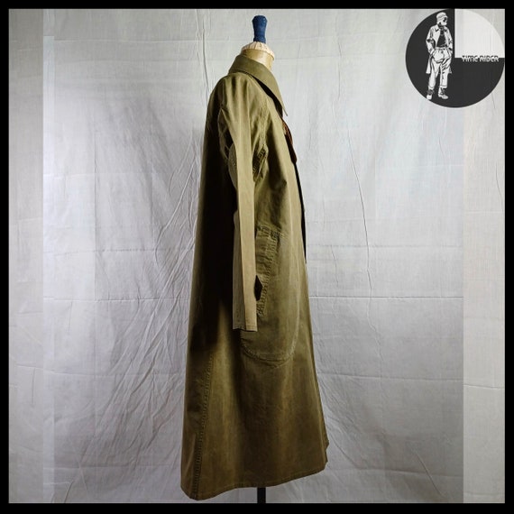 Vintage WWII April 3rd 1944 Dated US Army Raincoat - image 3
