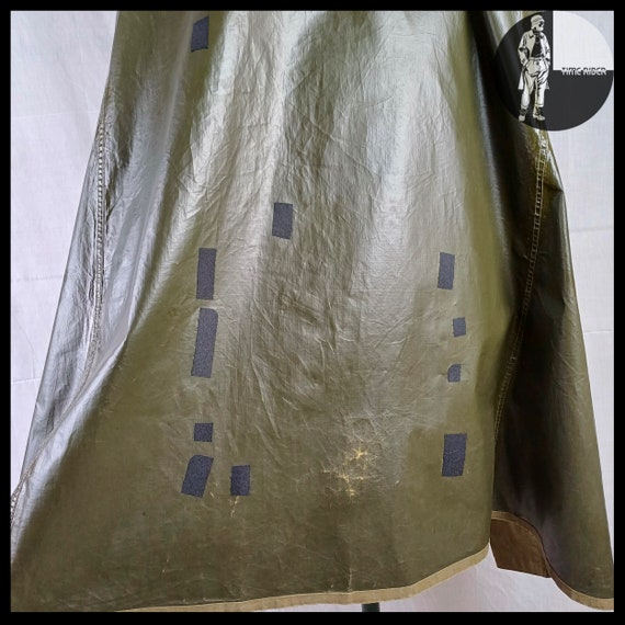 Vintage WWII April 3rd 1944 Dated US Army Raincoat - image 8