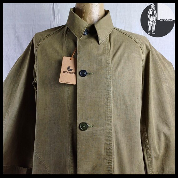 Vintage WWII April 3rd 1944 Dated US Army Raincoat - image 5