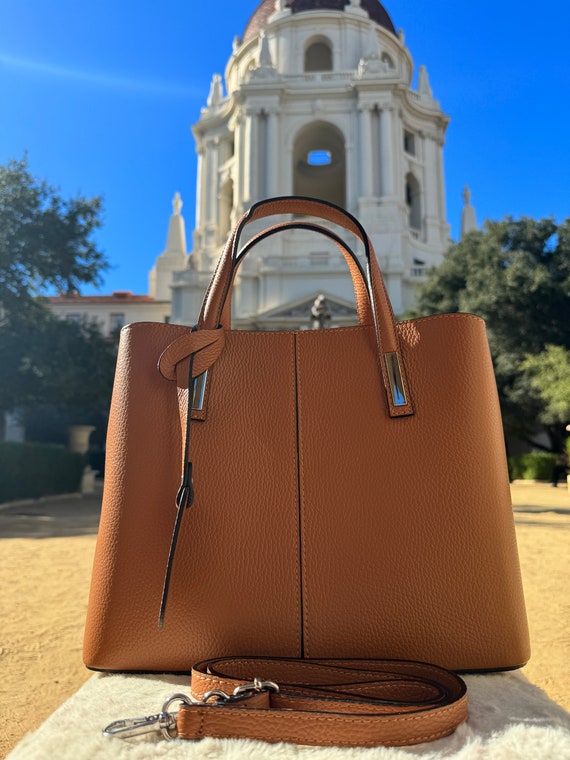Italian Handmade Leather Bag for Woman Brown Woman Leather Bag Designer Handbags Black Leather Shoulder Tote Bag Elegant Leather Bag bia Etsy UK