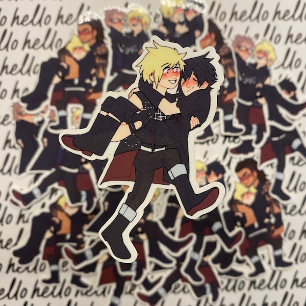 Prompto Carry! FFXV 2.5" Vinyl Stickers