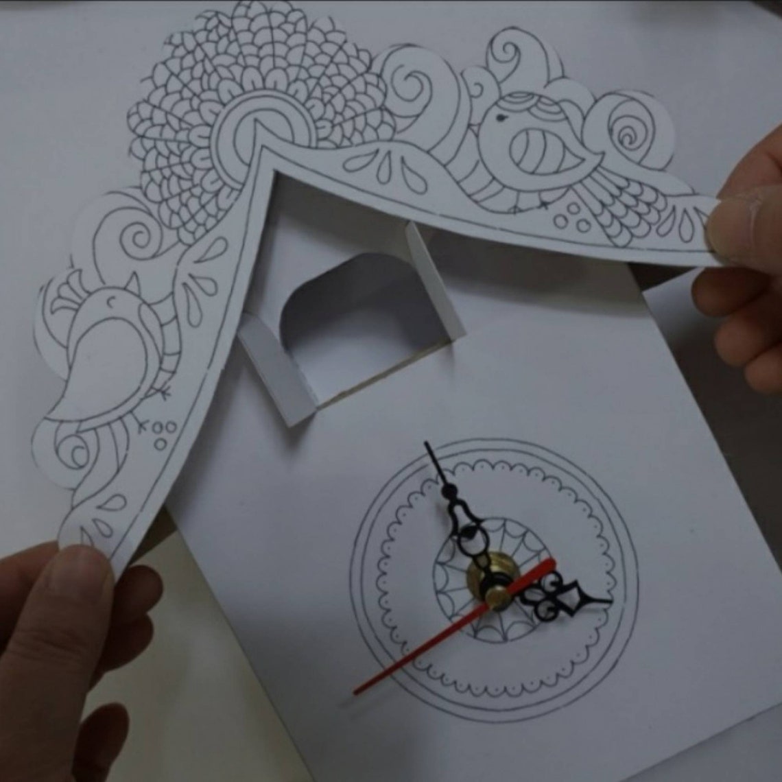 Gift/Kids Art /Make Your Own Cuckoo Clock / Art Kit/ Fun For Etsy