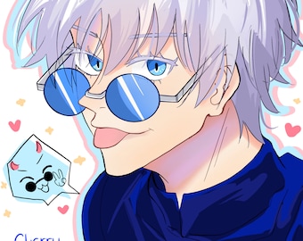 Silly Gojo Satoru | JJK Season 2 Art Print