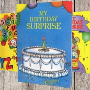 Libro infantil personalizado Cumpleaños Sorpresa Libro de regalo infantil personalizado para niños Coloque mi nombre en un libro Libro personalizado para niños