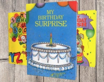 Libro infantil personalizado Cumpleaños Sorpresa Libro de regalo infantil personalizado para niños Coloque mi nombre en un libro Libro personalizado para niños