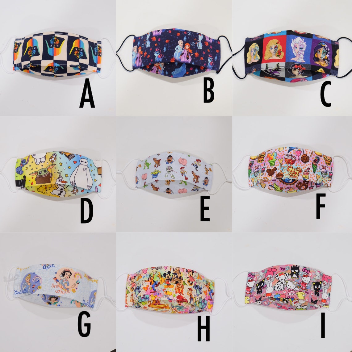 Disney Inspired Face Mask Sanrio Face Mask 3D Face Mask for Etsy