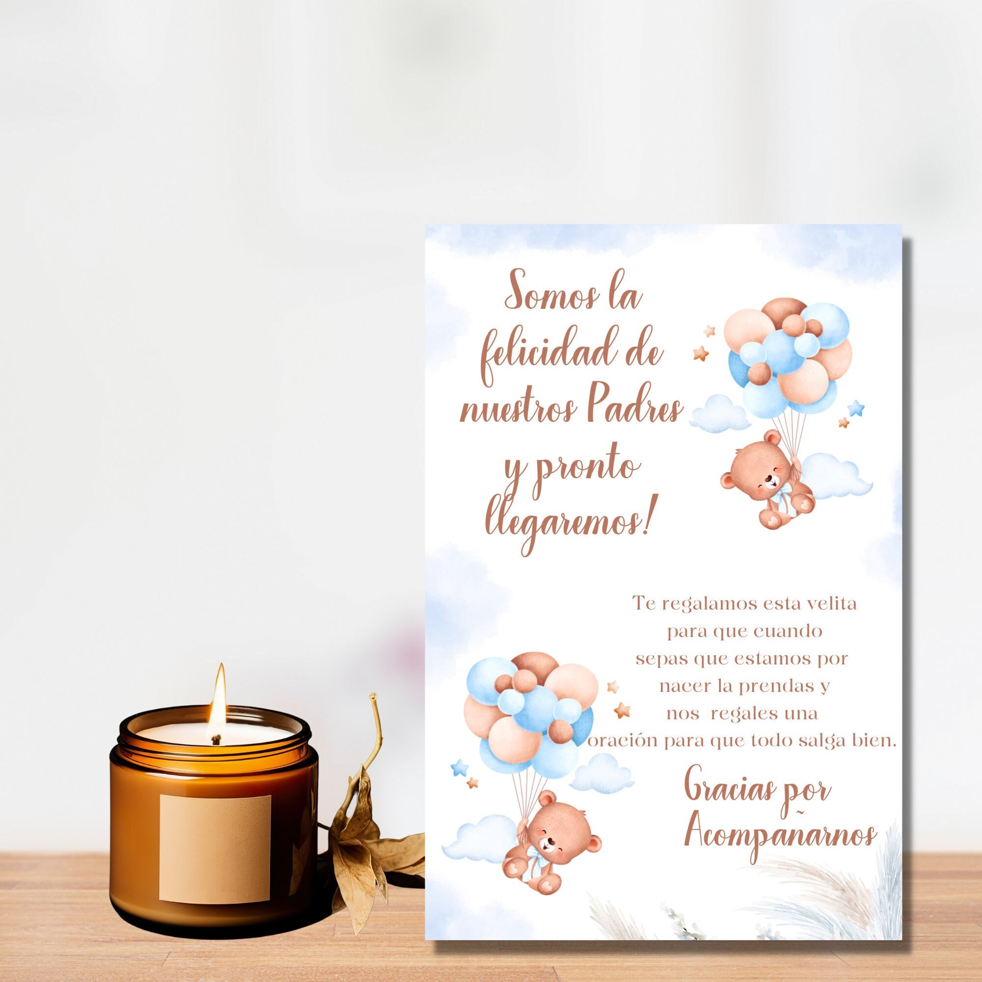 Spanish Baby Shower Prediction & Advice Cards - Set Of 24, Gender Neutral - View #4