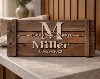 Personalized Couples Name and last name Wedding sign-Custom Wedding Gifts, Housewarming Gift, Custom Engagement Gift, Bridal Shower gift