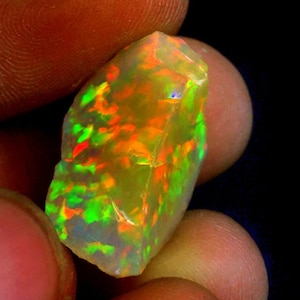 Shiny Opal RoughMulti Fire Opal GemstoneSmooth Opal StoneAustralian Opal RawPolish Opal StoneOpal CrystalFor Making JewelryT-844