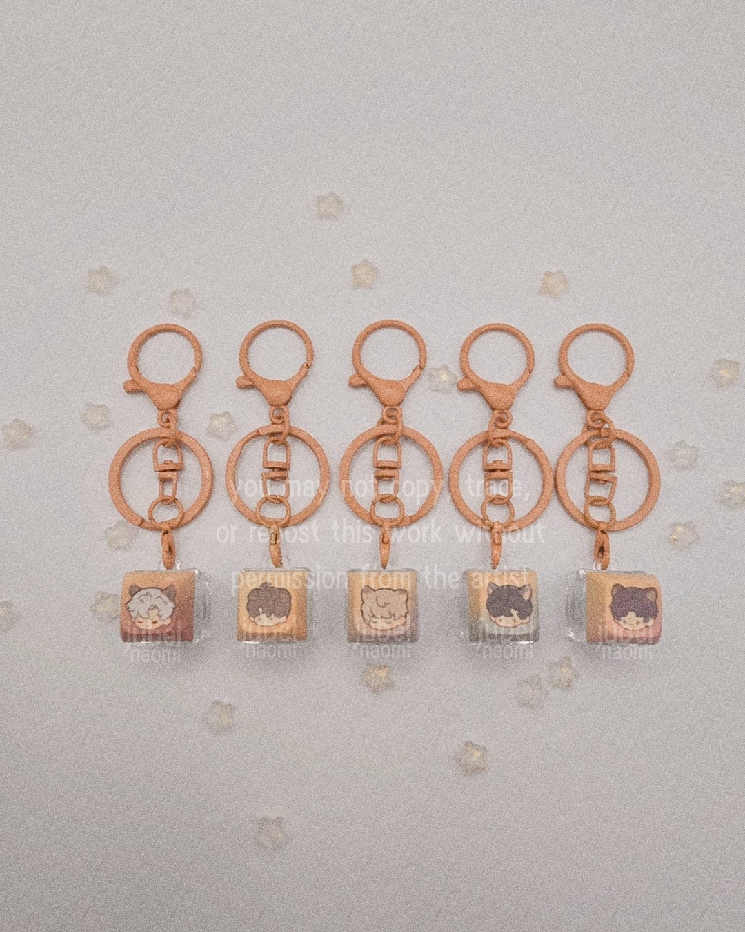 Keycap Keychain Clicky Fidget | Love & Deepspace: Sylus Caleb