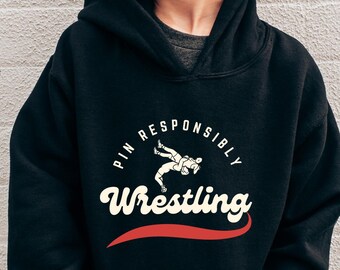 Wrestling Youth Hoodie, Wrestling T Shirt, Kids Sports Gift