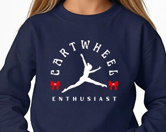 Gymnastics Girl Youth Sweatshirt, Retro T Shirt, Gymnastics Lover Gift