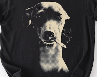 Italian Greyhound T-Shirt, Vintage Dog Portrait, Comfort Colors Tee