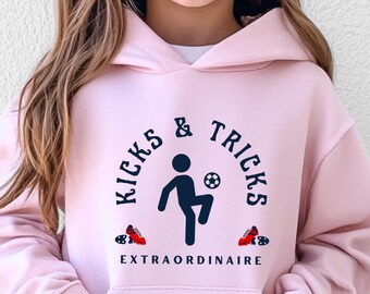 Soccer Youth Hoodie, Boys and Girls Soccer Sweatshirt, Gift for Soccer Fan