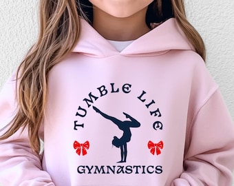 Gymnastics Girl Youth Sweatshirt, Retro T Shirt, Gymnastics Lover Gift
