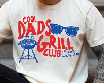 Comfort Colors Grill Dad Shirt, BBQ Dada Tee, Funny Fathers Day T-Shirt, Meat Lover Shirt, Summer Shirt for Him