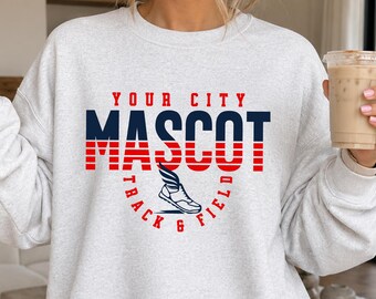Customized Track & Field Sweatshirt, Personalized Track and Field Team Shirt, Track and Field Hoodie