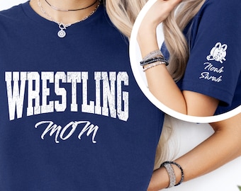 Wrestling Mom Shirt, Personalized Wrestling Gift