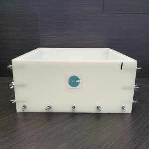 12 inch by 12 inch reusable HDPE resin mold