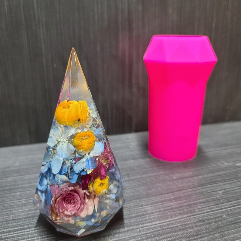 Diamond Shaped Ring Holder Silicone Mold for Resin Etsy