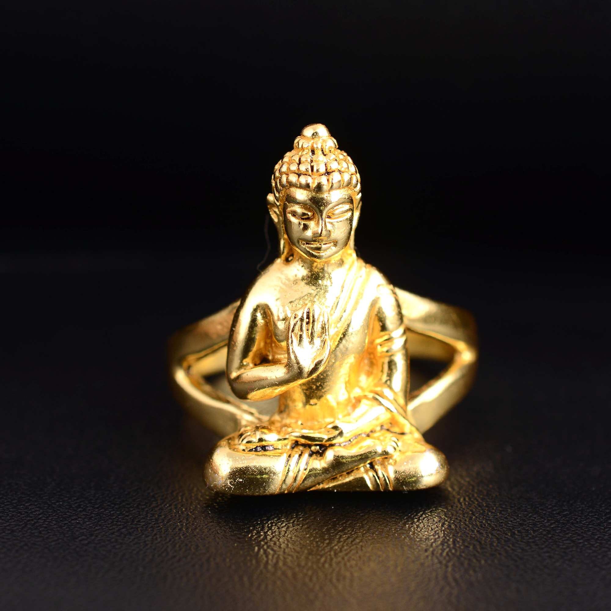 Anel do Senhor Buda, Anel de Yoga, Anel Espiritual, Presente Budista, anel budista, Anel para ele jzz -lhha.