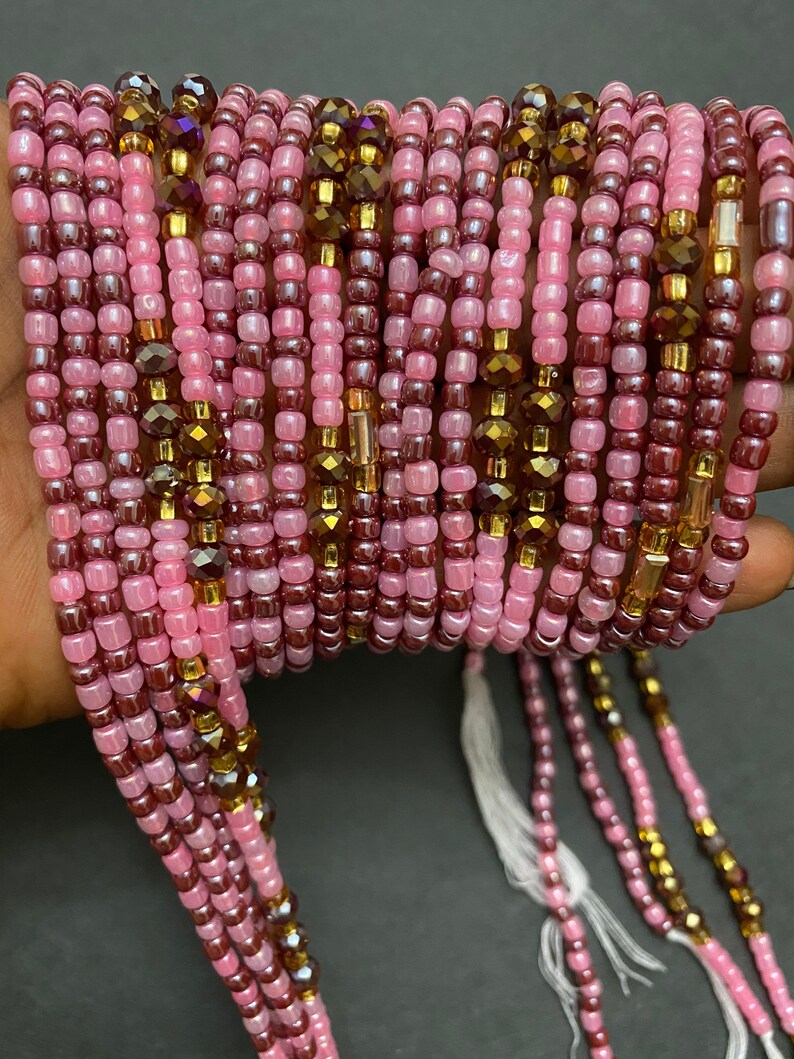 Stomach beads African waist beads Bundle of 3-Original African beads