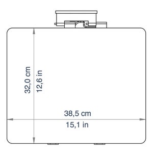 MDF recycled wood floating desk small deck dimensions