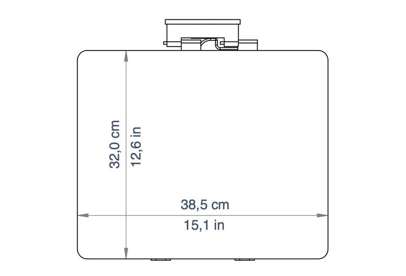 MDF recycled wood floating desk small deck dimensions