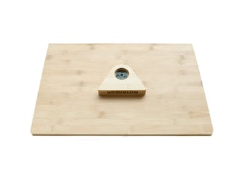 Bamboo Tripod Standing Desk, Portable Laptop Workstation