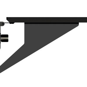 MDF recycled wood floating desk horizontal inclination