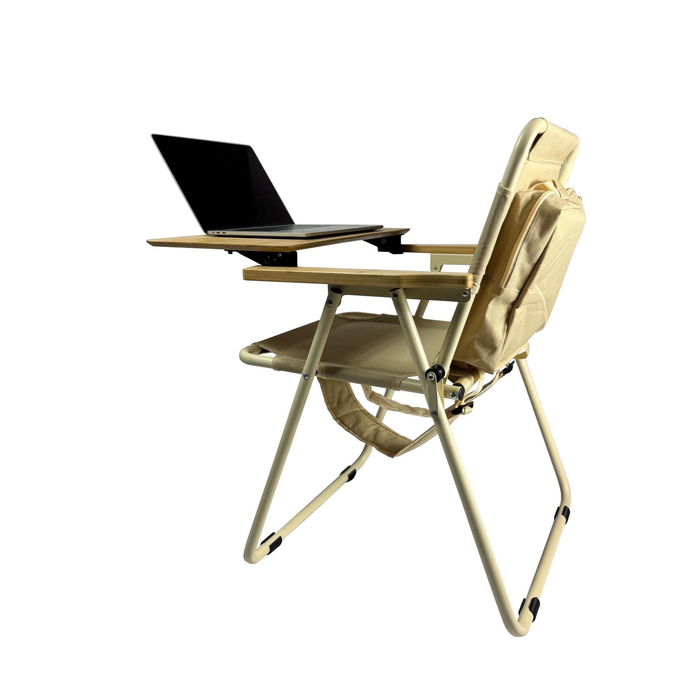NEW! Foldable Chair With Table - Mobile Working Station NEW! Foldable Chair With Table - Mobile Working Station
